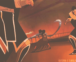 katorra:   Ming-Hua, The Armless Waterbender  I think it is so cool the way that Avatar levels the playing field through bending. First they set an amazing precedent by showing just how strong female characters can be. Then they created a character that