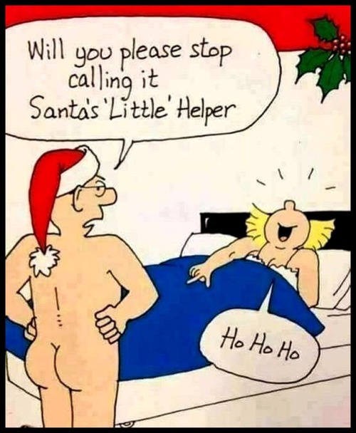 bootyanddoubloons:  Christmas is over…   But you can’t beat this one…Haha….