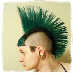 First fan with my current hawk and side burns to grow in. C:
