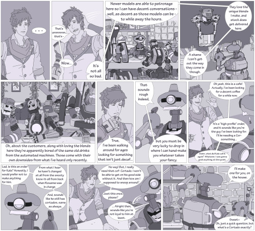 Here Are The Tricky Dialogue Comic Bits For My Chai-tentatively-joins-Vandelay AU -- There Are So Many
