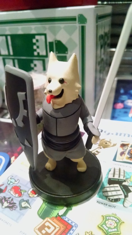 nochocolate:  fangamer displayed the little buddies at PAX west! they can be removed from their bases, and we managed to get a sneak peek of lesser dog’s easter egg! 