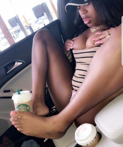 urfootlover:  Footjob with your Starbucks