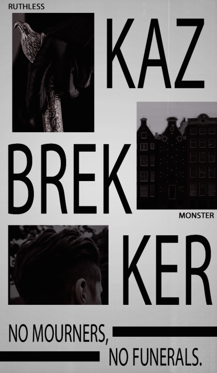 wylanvnneck:kaz brekker, six of crowseverything is a negotiation with you, brekker. you probably bar