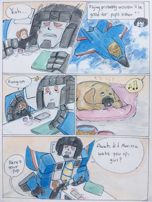 soothedcerberus - A comic where Marissa and TC give up on work...