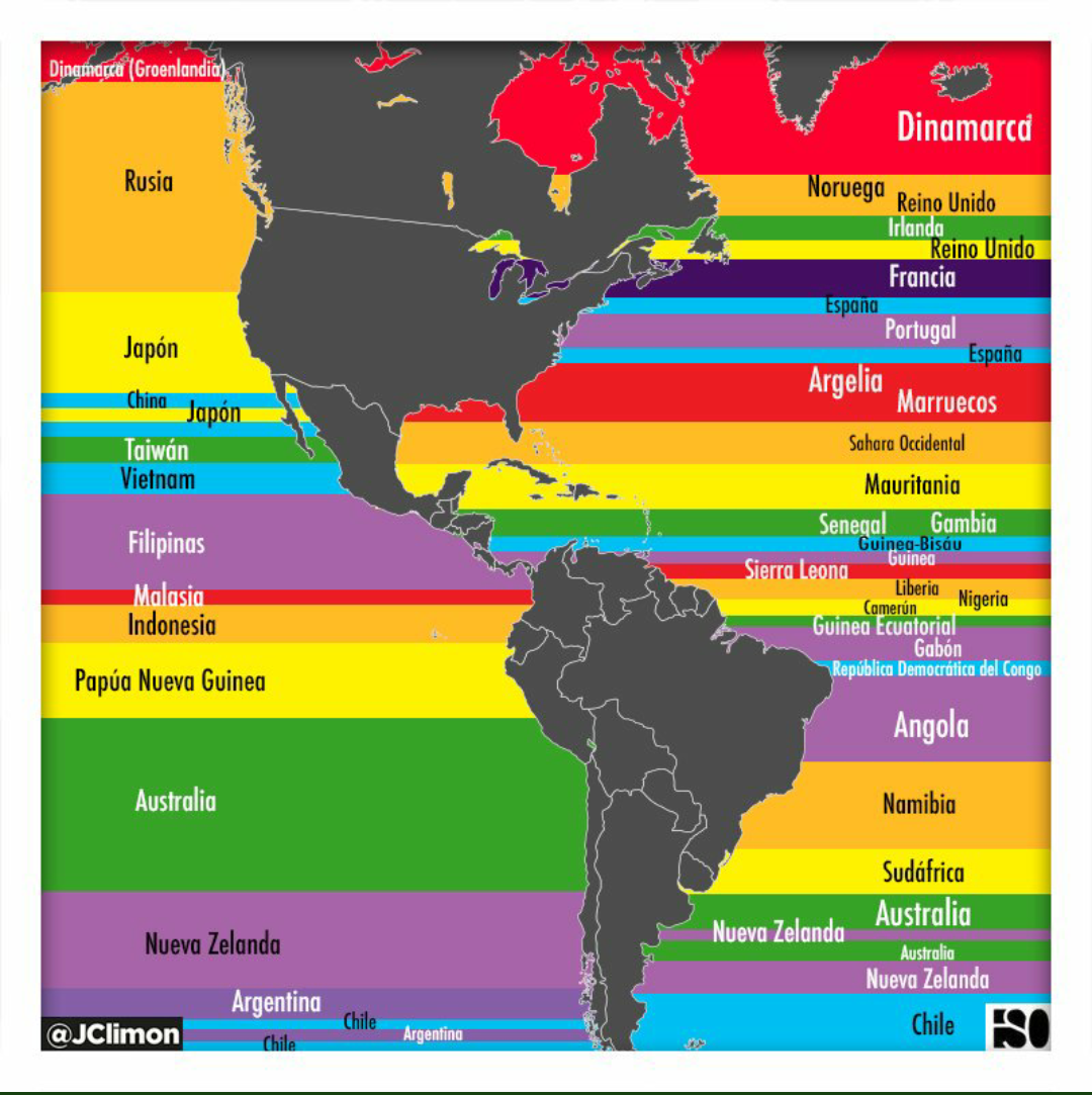 mapsontheweb:Have you ever sat on the beach and wondered what country is across the
