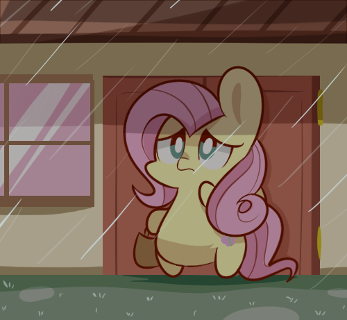 lifeloser:  Rainy Day  D'aww! &lt;3