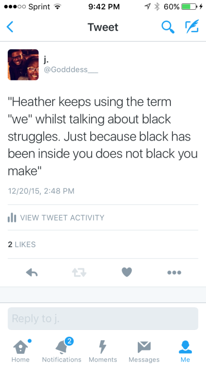 eccentric-nae:  delasouloist:  jacks454:  princessfailureee:  youngblvckgoddess:  If a college administration ever asks why students of color want professors of color teaching classes in disciplines that focus on marginalized peoples, this is the reason