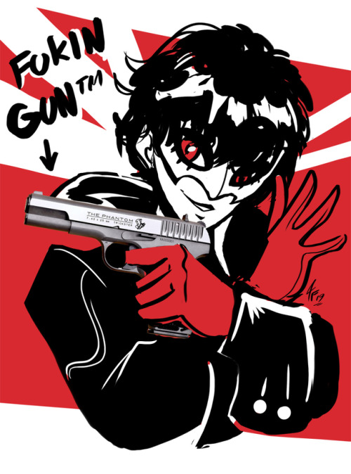 searching-for-bananaflies:Joker joins the Gun Club