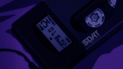 90s Anime Aesthetic - [blue]