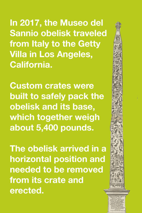 A Brief History of Moving ObelisksOne of the many questions about ancient obelisks is a logistical o