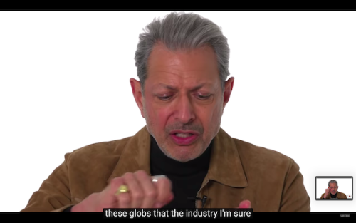 lilyjamesbisexual:when jeff goldblum understands makeup criticisms better than anyone i’ve ever seen