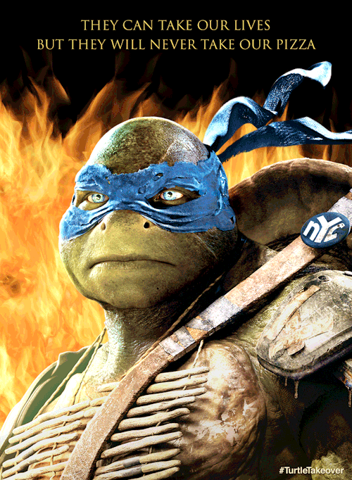It’s all for nothing if you don’t have pizza. The Teenage Mutant Ninja Turtles are taking over some of our favorite Paramount movies, including Braveheart.
Get TMNT on Blu-ray today!