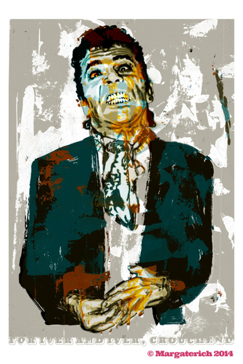 Portrait of Ian Dury. For Iver and Iver, Crouchend.