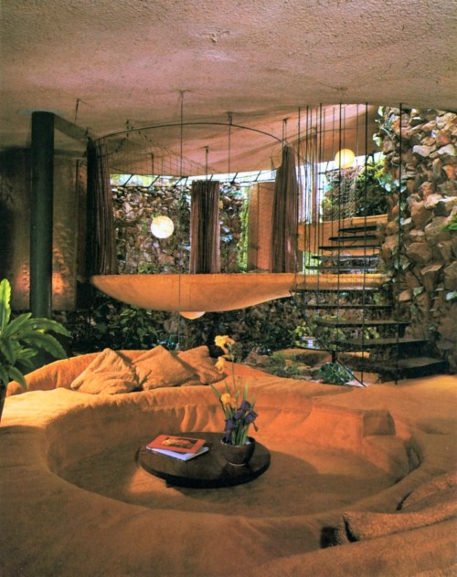 atomic-chronoscaph:1960s-1970s conversation pits