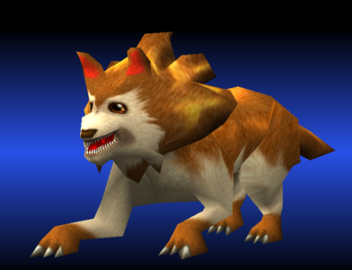 lowpolyanimals: Hare Hound from Monster Rancher