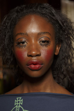 deactivatedmichiko-malandro:  vivienne westwood ss15 | backstage 