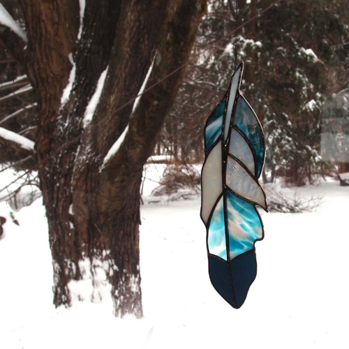lynati:desjarlaisdesigns:sosuperawesome:Stained Glass by Neile Cooper on EtsyRead more about Neile&r