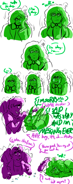 omegalomania: suitehearts doodles i never uploaded here for some reason. all very donnie centric…..a