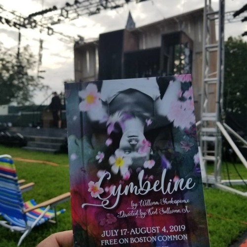 Seeing Cymbeline a Shakespeare in the Park performance. My college @babsoncollege is a Lead sponsor 