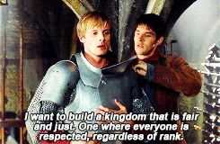 landofmerlin: bbc merlin fest: day #6  ↳ Favorite Quote: Various Tonight…we do battle. Tonigh