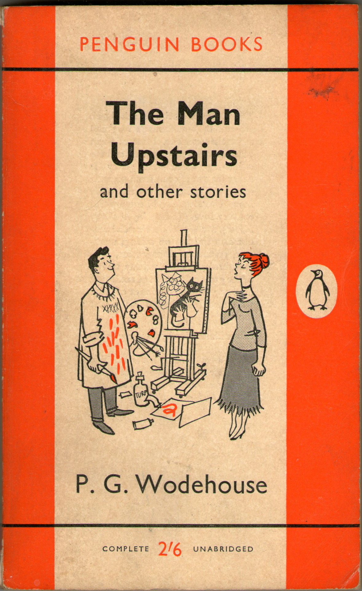 peninsularian:
“ The Man Upstairs / PG Wodehouse (UK Penguin 1960)
Cover illustration by Geoffrey Salter
”