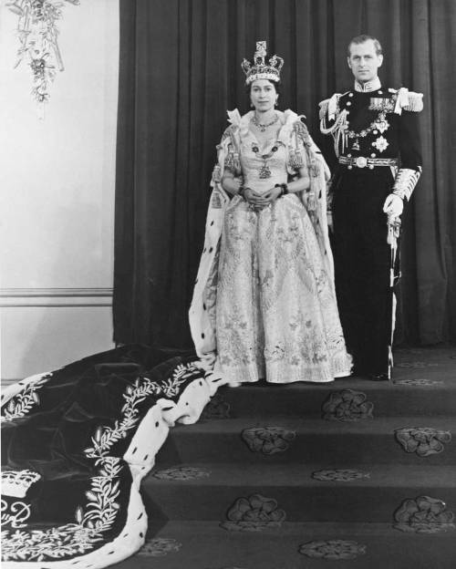 Queen Elizabeth II’s coronation gown by Norman Hartnell, 1953