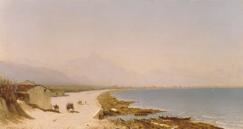 Sanford Robinson Gifford (American; 1823–1880)Near PalermoOil on canvas, 1874Carmen Thyssen-Bornemis