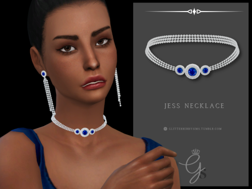  Jess NecklaceA gorgeous sapphire and diamond choker to match earrings released a few days agoTOUIf 