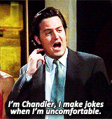 princesconsuela:  Socially awkward Chandler 