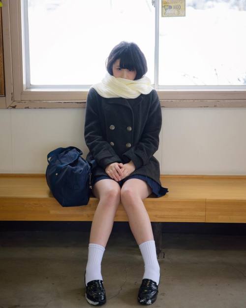 mani023fav: 201602 model:モニ子 #ポートレート #コスプレ #コスプレイヤー #かわいい #北海道 #函館 #雪 #制服 #セーラー服 #portrait #Cosplay 