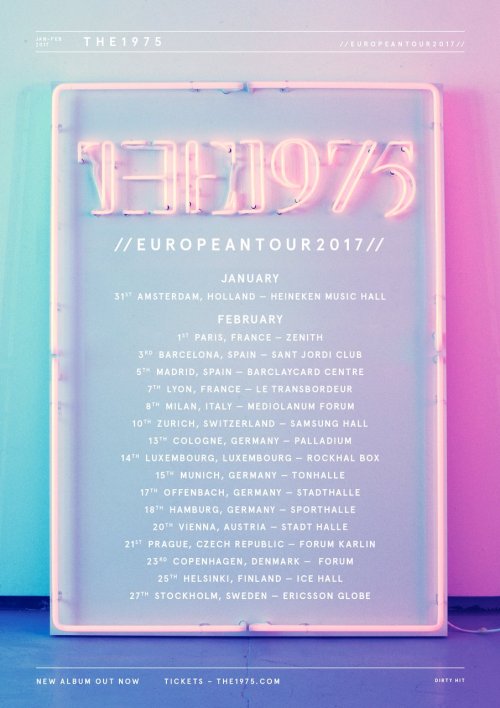 so as you guys may know, the 1975 announced a new european tour and guess what… i’m goi