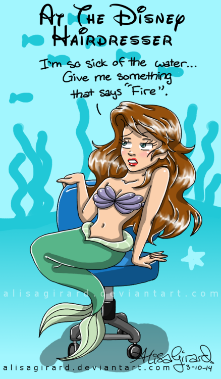 alisagirard:  What the Disney girls looked like before their hair was fabulous!