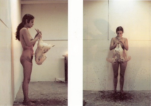 princesavenegas: Ana Mendieta. a Cuban American performance artist, sculptor, and painter. She was b
