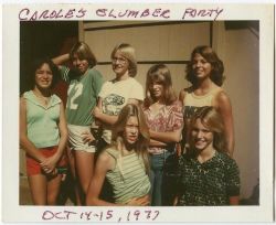 coolkidsofhistory: Carole’s Slumber Party,