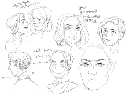 oh boy so i have a whole stack of jeantris sketches from twit i realised i hadn’t posted. some of th