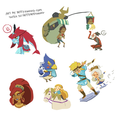 Some of the doodles I did on stream on my twitch www.twitch.tv/bettybettkwong!! I have 