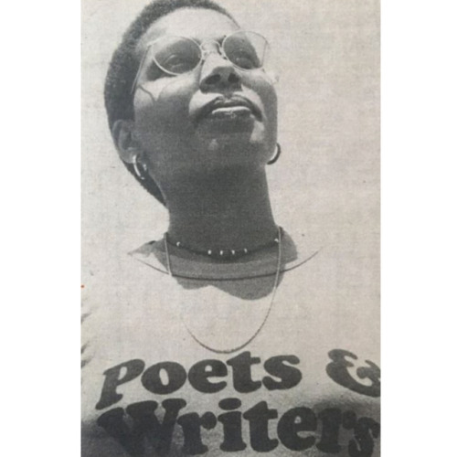 POETS &amp; WRITERS✏️ #DianeBogus in a handsome tee printed in the magazine &ldquo;Sister Source&rdq