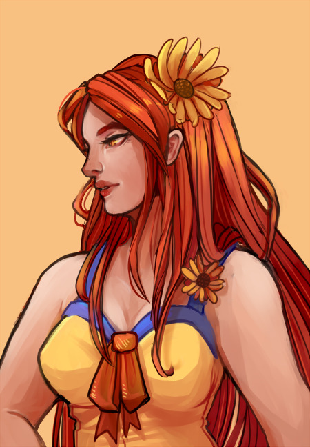 askzedoftheshadows:  //quick pool party leona because it’s technically summer over
