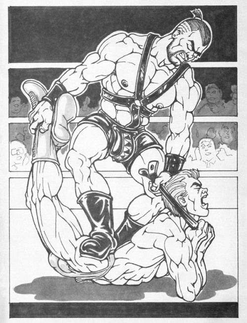 Sexfights at the BG Arena - illustration 9 - with text by Kid Leopard and illustrations by Matt (AKA