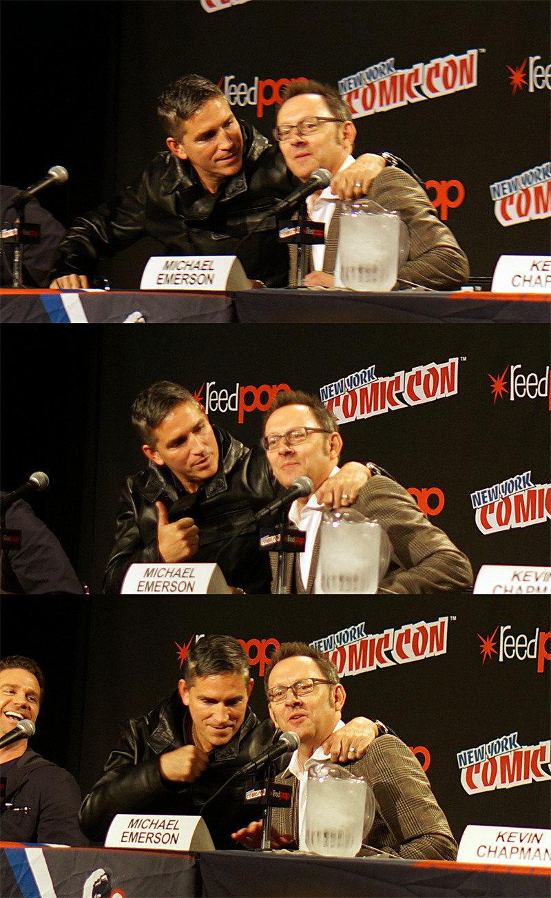 This is some serious brotherhood people!!!
Person of Interest panel @ NYCC