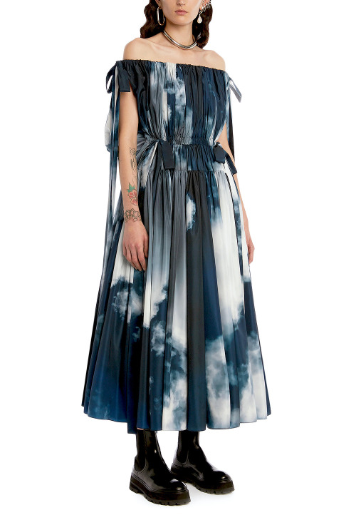 evermore-fashion: Favourite Designs: Alexander McQueen ‘Sky’ Spring 2022 Ready-to-Wear Dresses