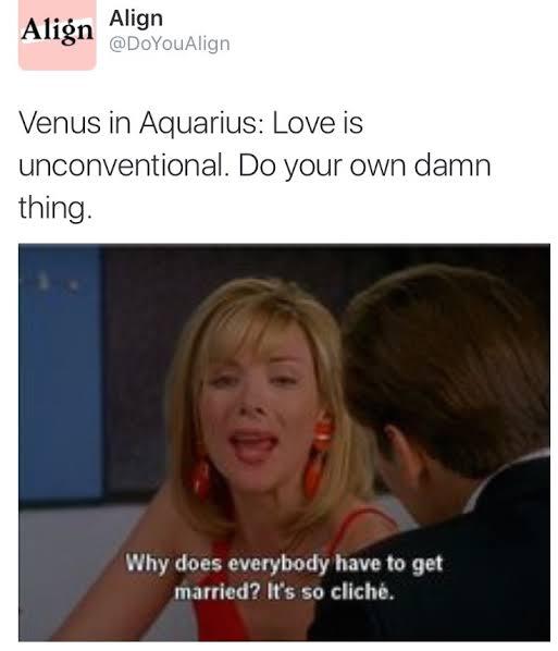 Aquavenus — Venus in Aquarius ♒