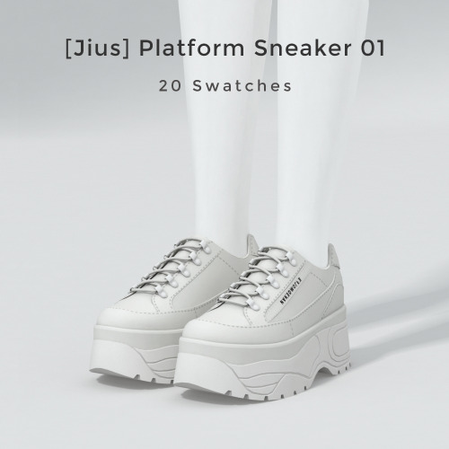 Chili Collection 02[Jius] Platform Sneaker 0120 swatches19k+ Polygons&mdash;&mdash;&mdas
