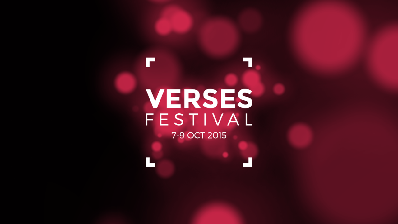 Year 4: IDENTITY: Verses Poetry Festival. Client: Verses. Designer: Pierce Cunnane