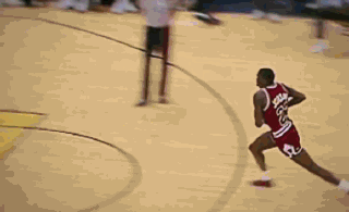 real-hiphophead:  Michael Jordan dunks from the free-throw line