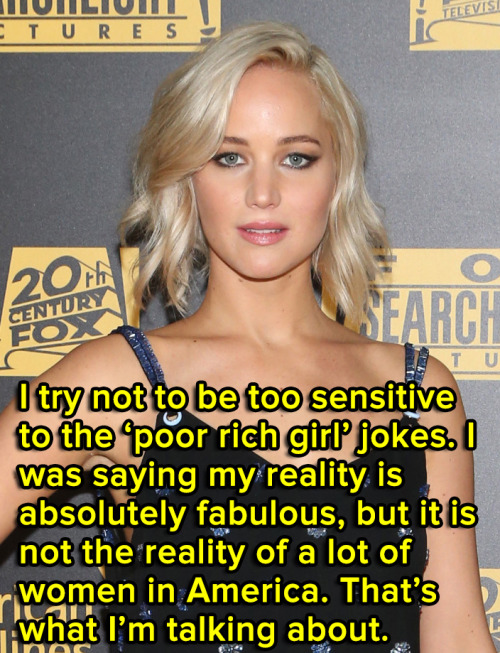 micdotcom:Jennifer Lawrence calls out the fear of feminismTo Jennifer Lawrence, feminism simply refe