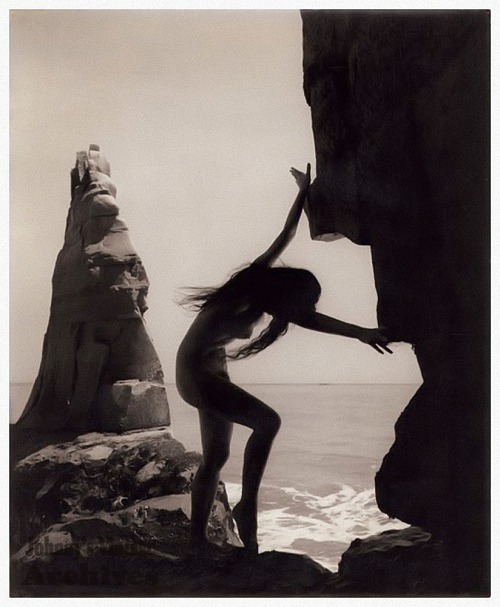 Yoshiyuki Iwase aka 岩瀬禎之 (Japanese, 1904-2001, b. Onjuku, Japan) - Modernist Nude #10, c. 1955, Phot