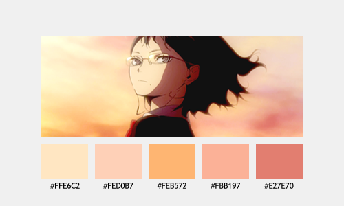 haibariefu:  haikyuu!! ending one [tenchi gaeshi] + color palettes 