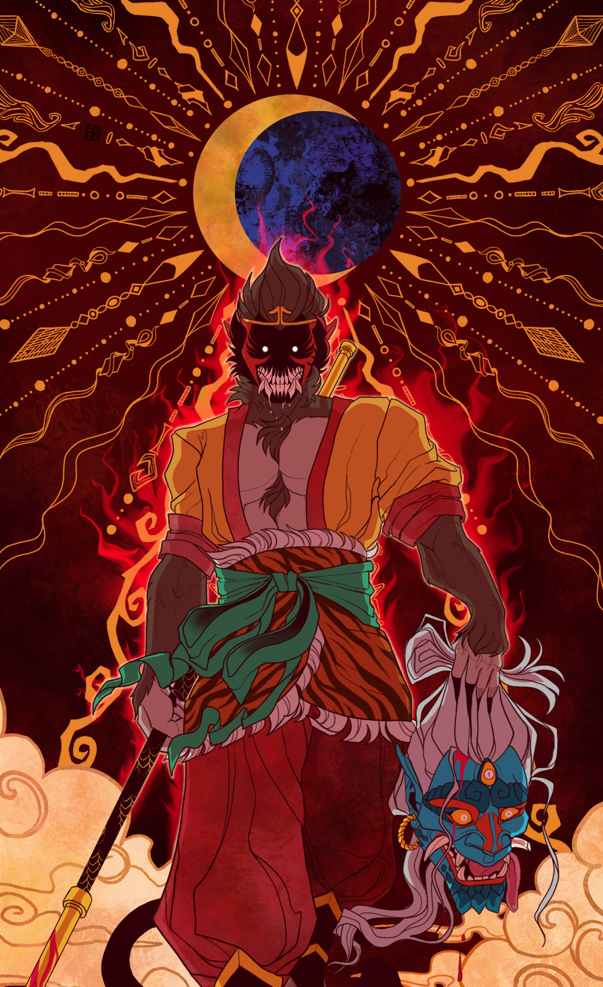 Pixilart - Vengeful True Sun God by NuclearKid