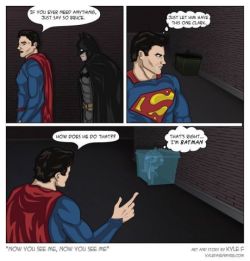 lmao  I love every single meme or comic where Batman is such a bitch in comparison to Superman.